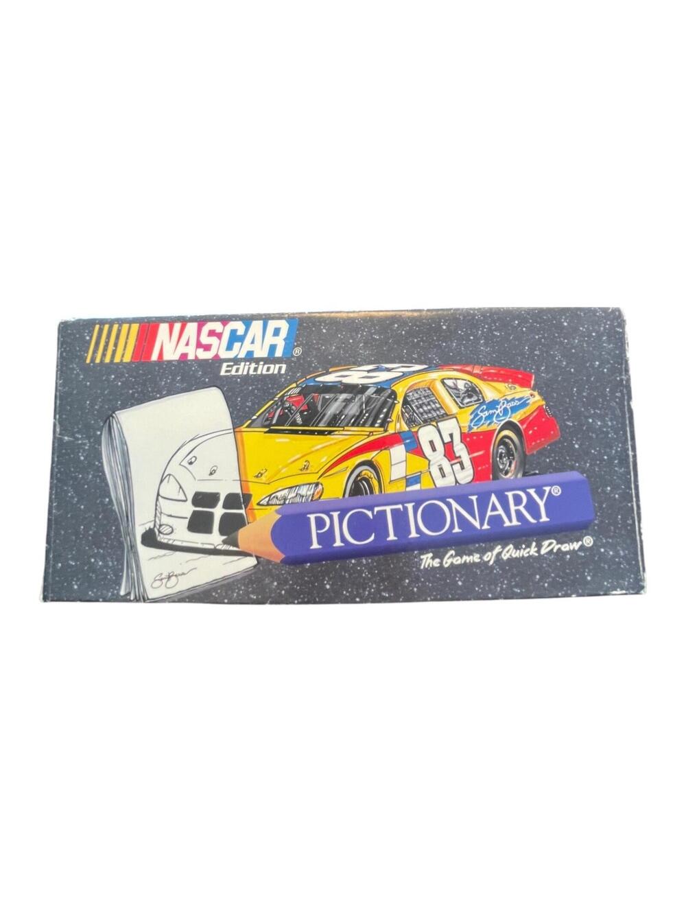2001 NASCAR Pictionary Board Game Complete Sam Bass Racing - Picture 4 of 9